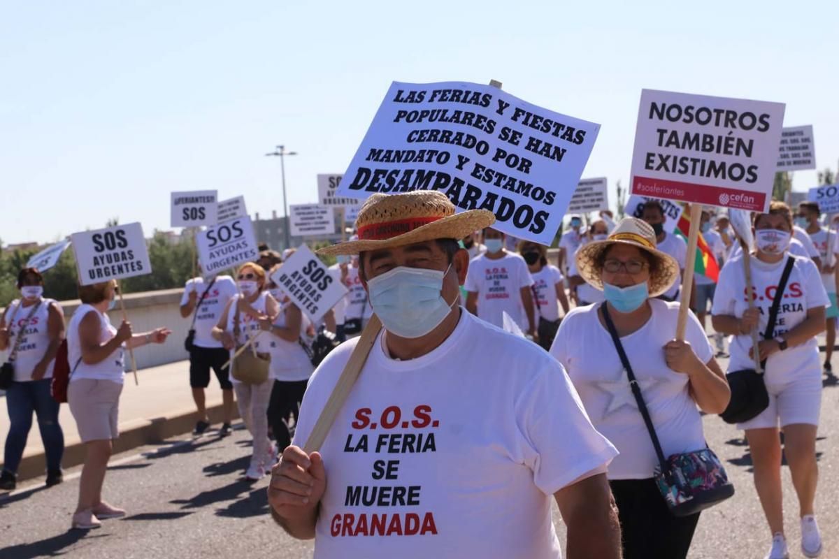 Los feriantes se sienten olvidados