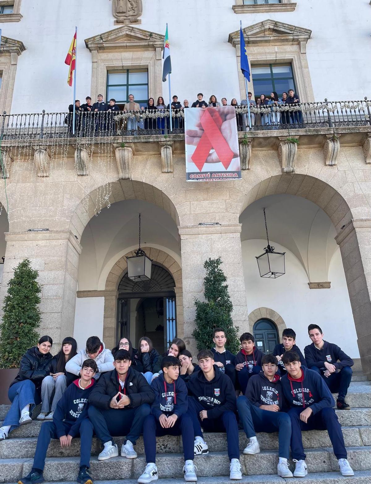 Acto del Dia de la Lucha contra el Sida.