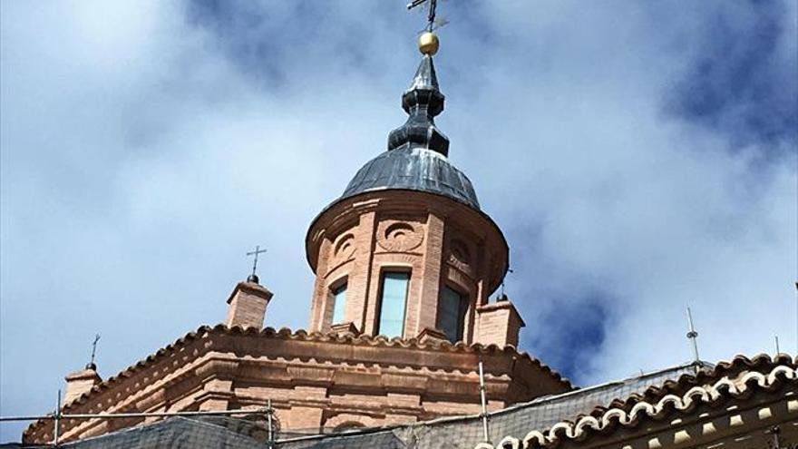 La colegiata de Santa María recupera su cúpula barroca
