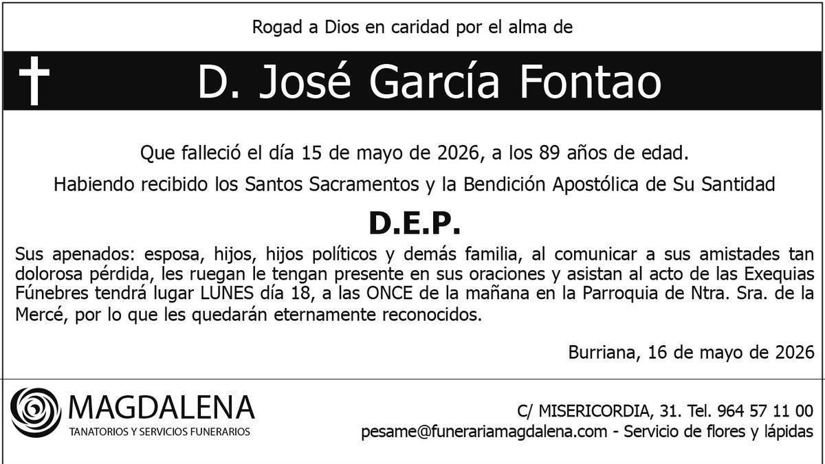 D. José García Fontao