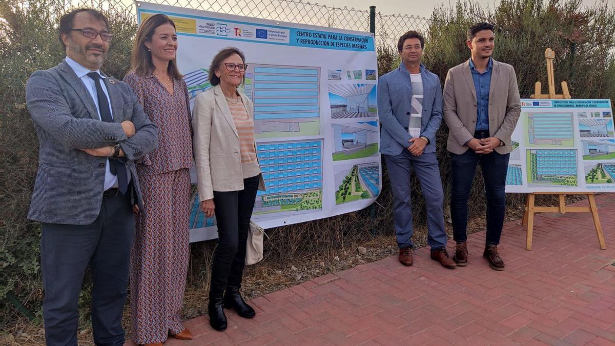 Presentación del proyecto de construcción del centro de especies marinas en Águilas. | JAIME ZARAGOZA