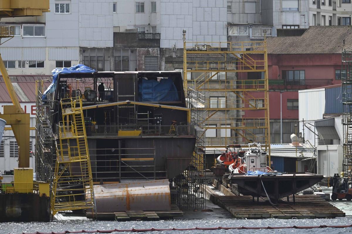 Estructuras de las patrulleras para Uruguay en Cardama