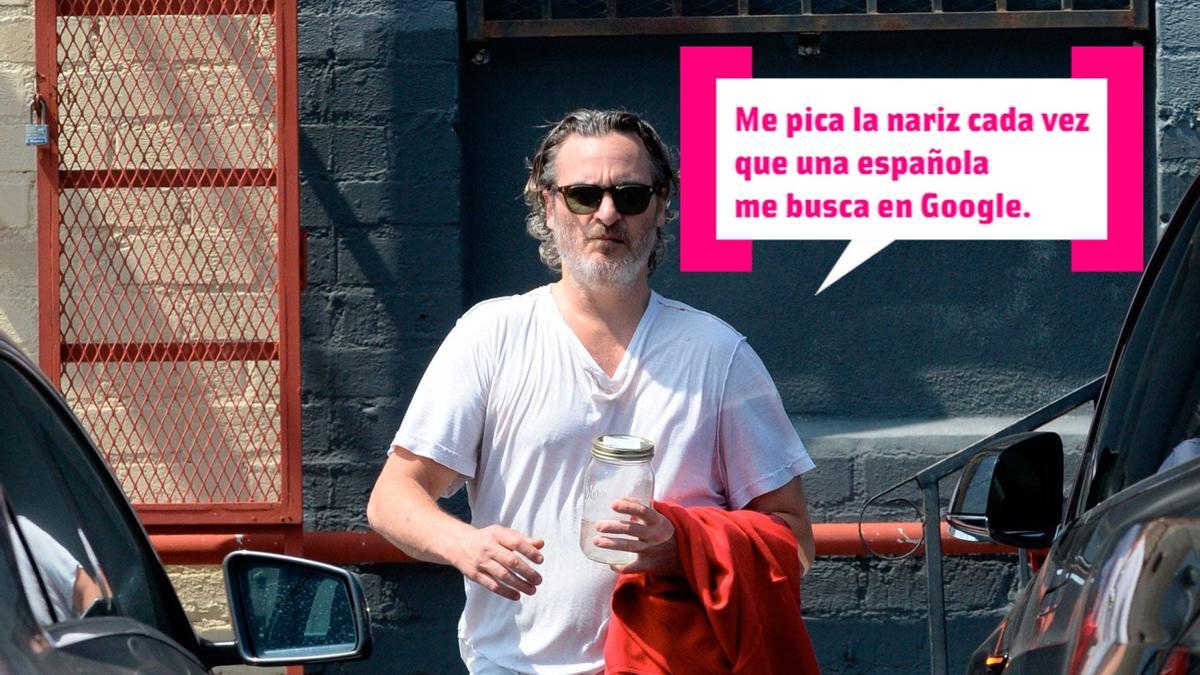 Joaquín Phoenix paseándose por las calles de Los Ángeles