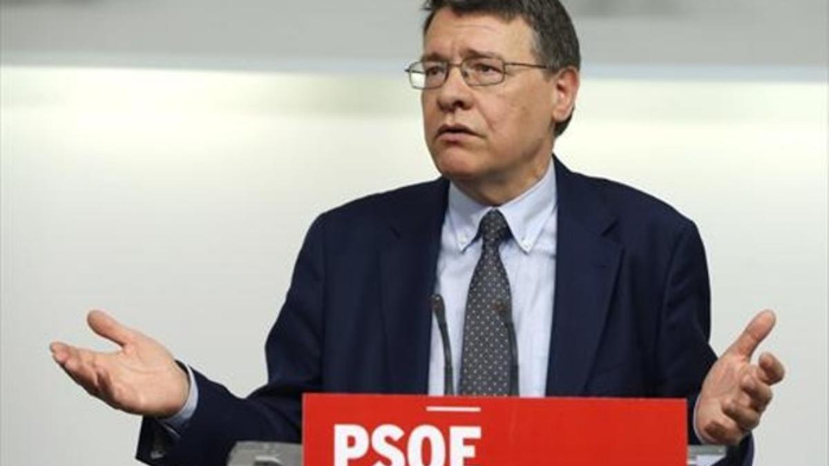 Jordi Sevilla, coordinador económico del programa electoral del PSOE.