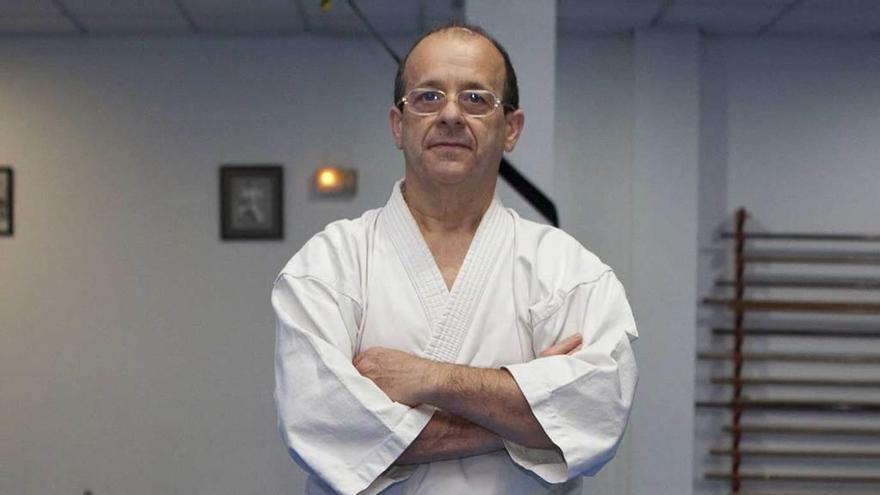 José Ramón Álvarez Ruiz-Huidobro, en su gimnasio.