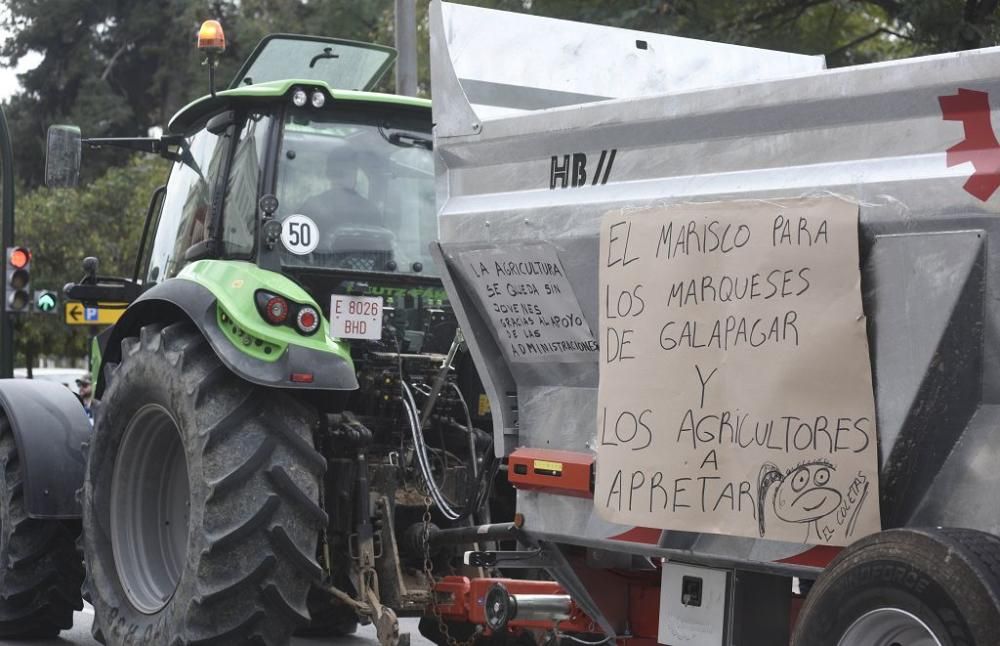 Así ha sido la manifestación de los agricultores en Murcia (II)