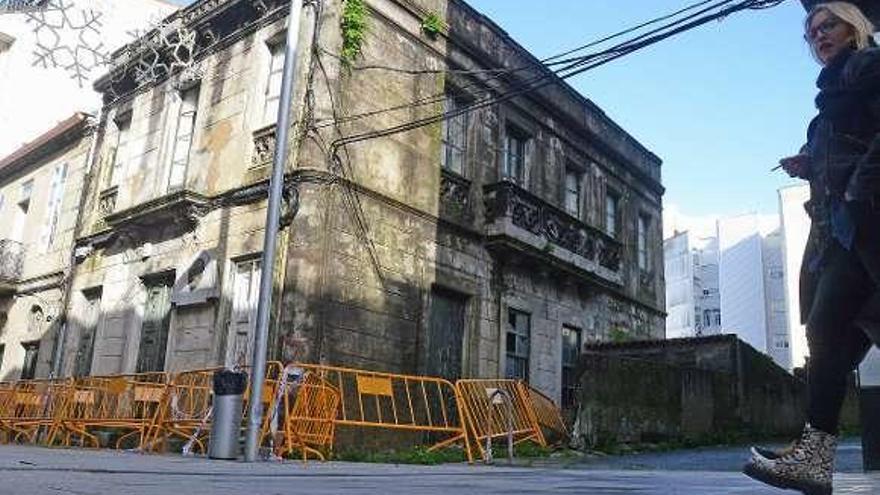 La antigua vivienda de Matilde Bares, en la calle Vincenti. //G.Núñez