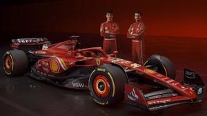 Sainz ‘vola’ amb el Ferrari en el test de pretemporada de Bahrain