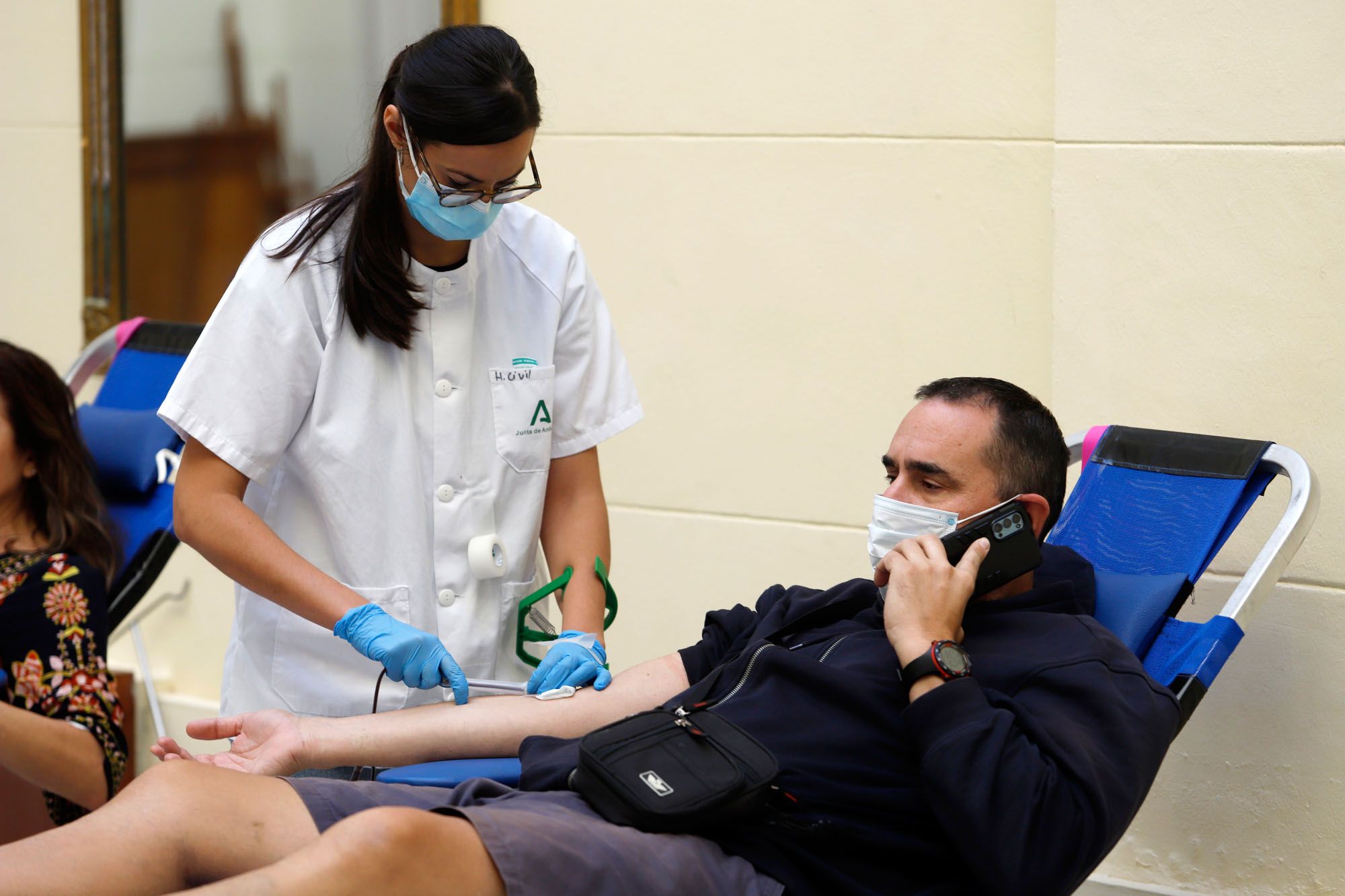 Maratón de donación de sangre en el Ayuntamiento de Málaga