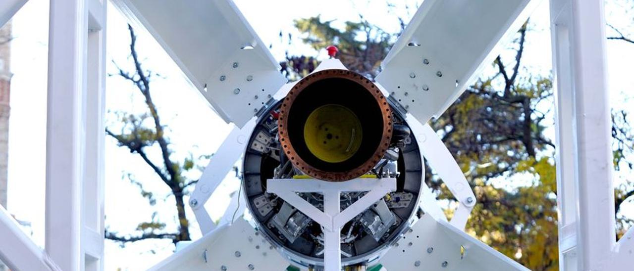 Presentación del MIURA 1, primer cohete espacial español.