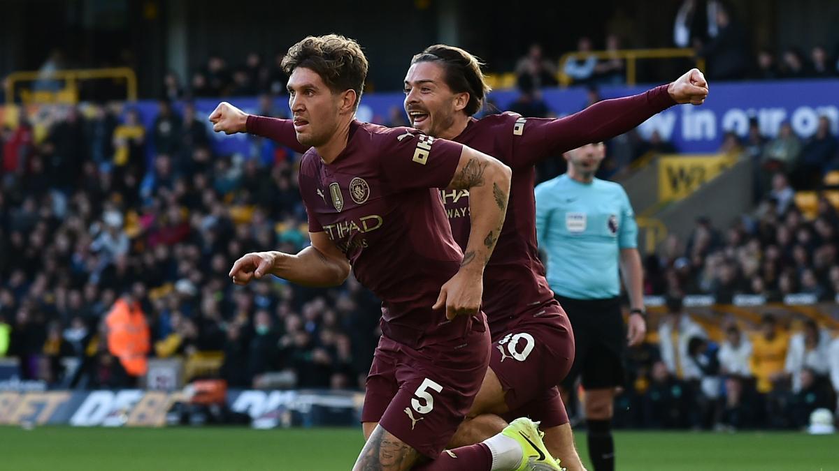 John Stones, salvador del Manchester City contra el Wolverhamtpon (1-2)