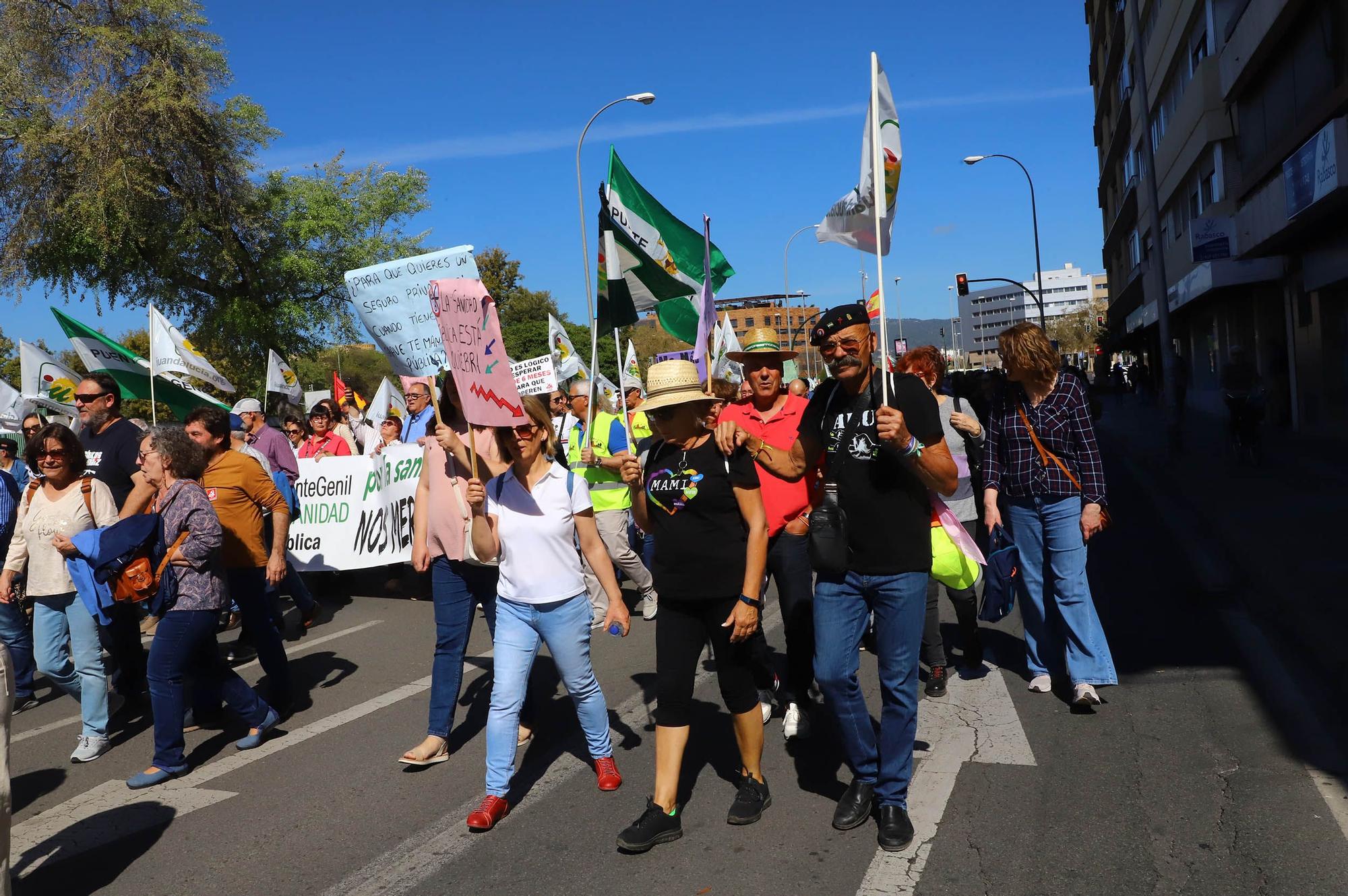 Manifestación en defensa de la sanidad pública