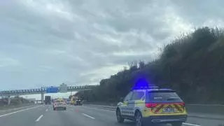 Tres cotxes implicats en un accident a l'Eix Transversal a Manresa