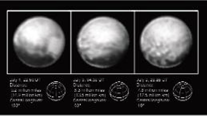 Les imatges més nítides i properes de Plutó proporcionades per la nau.