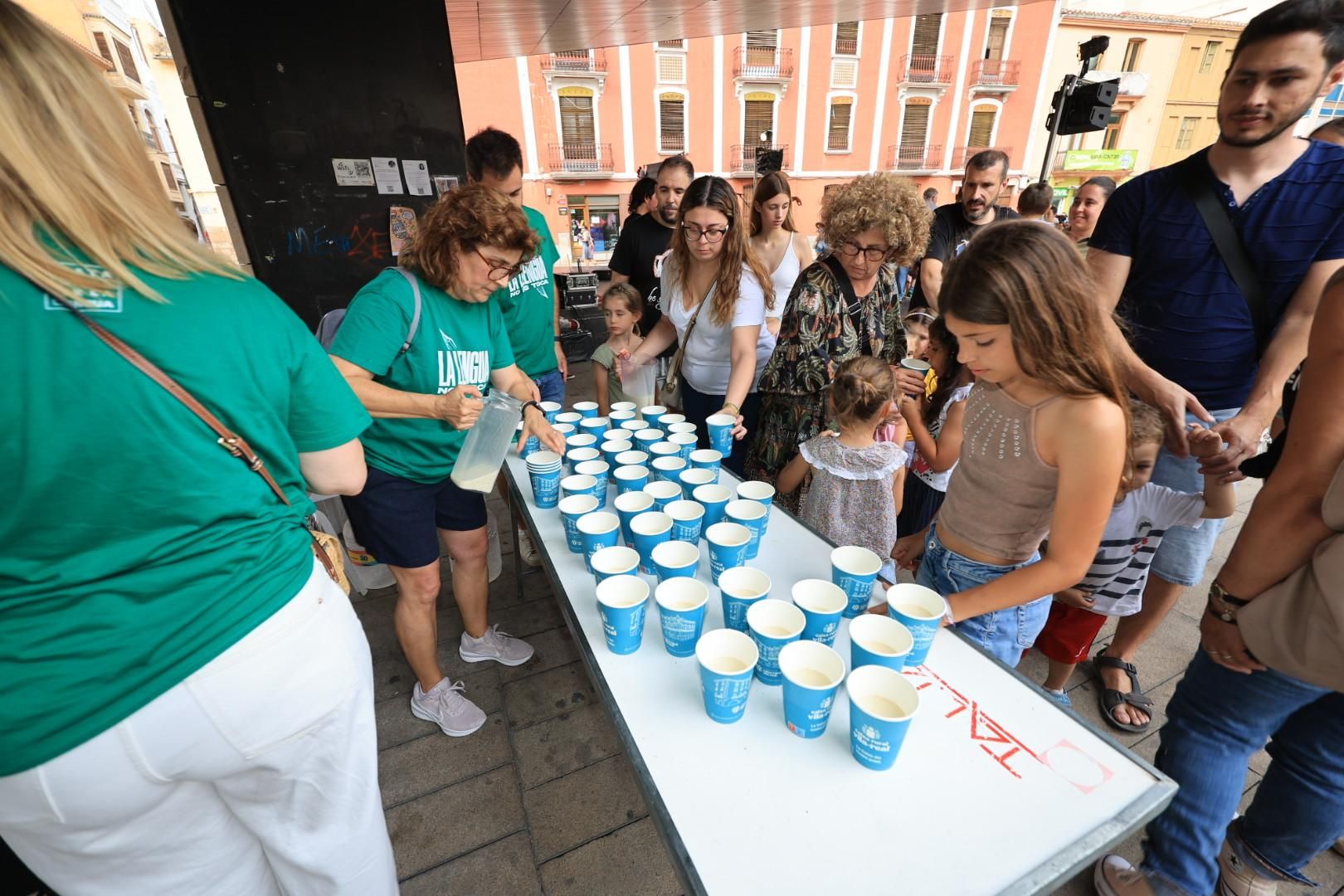 Les fotos de com Vila-real 'trau la llengua' per a defensar el valencià