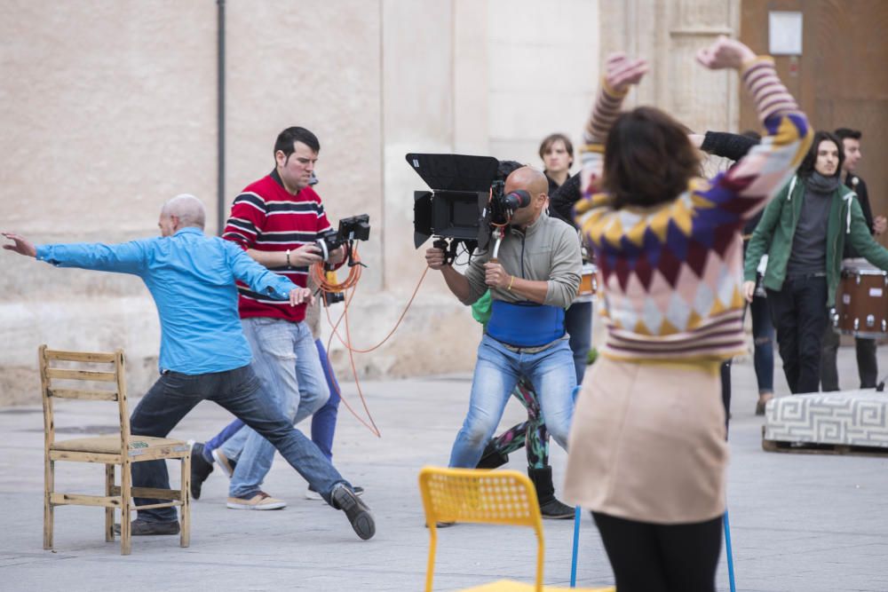 Rodaje de la película musical 'Mambo' en Velluters