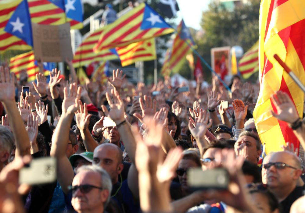 El independentismo se manifiesta en Barcelona