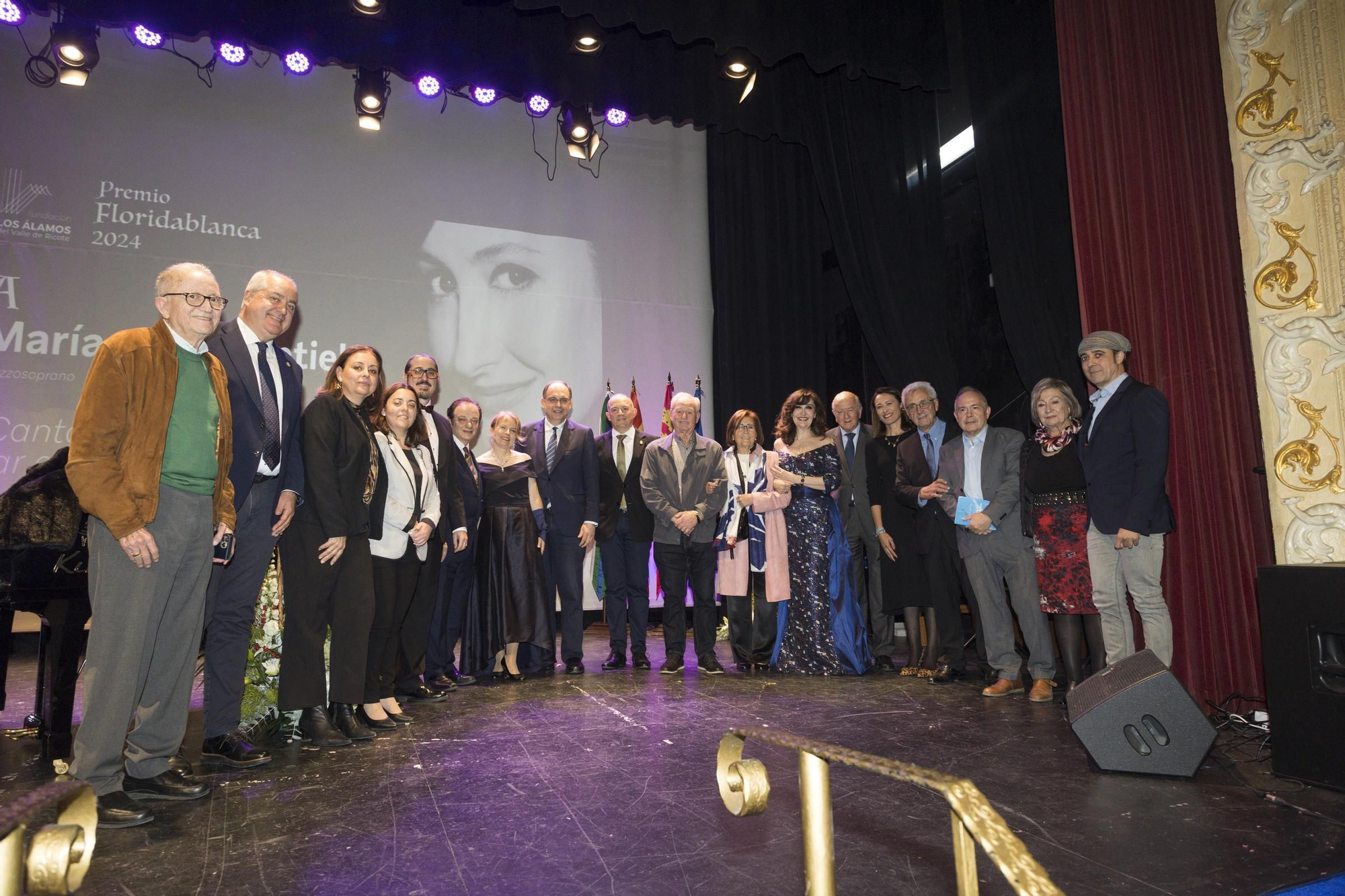 Así fue la gala del Premio Floridablanca con el reconocimiento a la mezzosoprano María José Montiel
