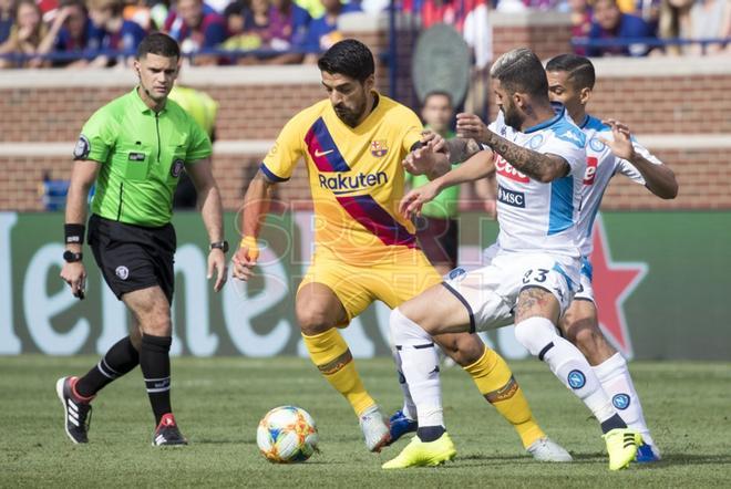 Las mejores imágenes del partido Nápoles, 0 - FC Barcelona, 4