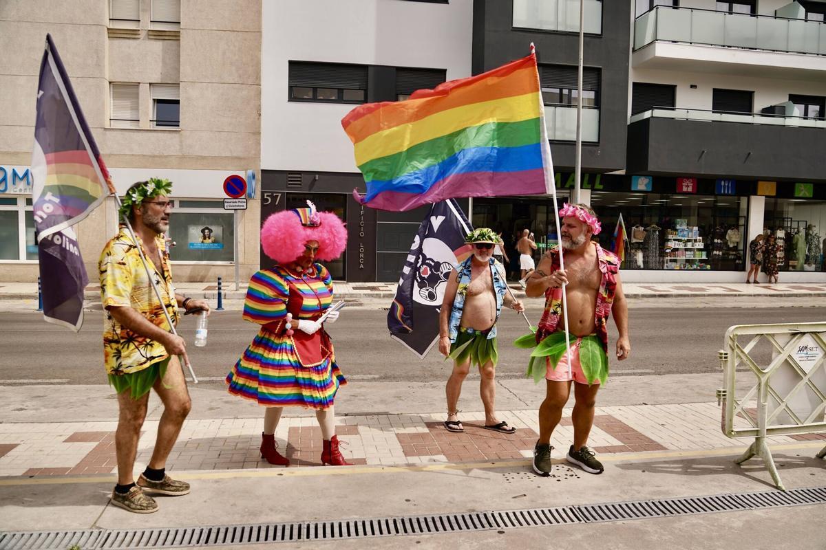 Celebración de la Pride, marcha del Orgullo en Torremolinos