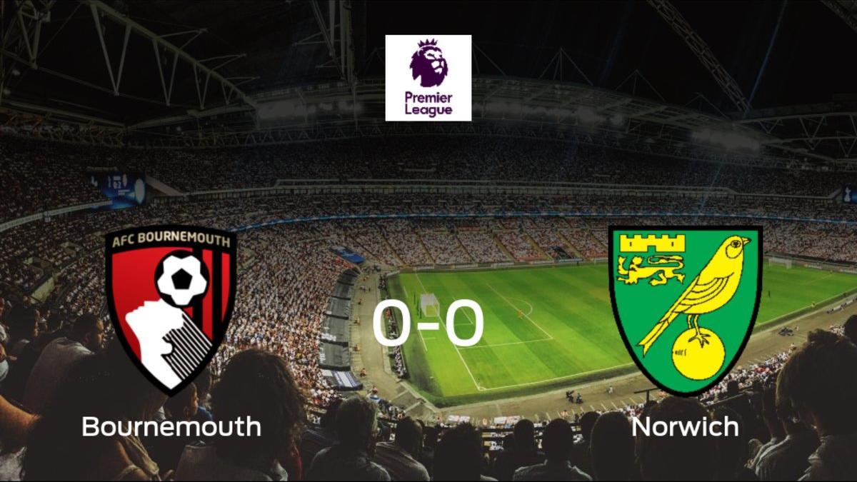 El Bournemouth y el Norwich City firman las tablas tras empatar a cero