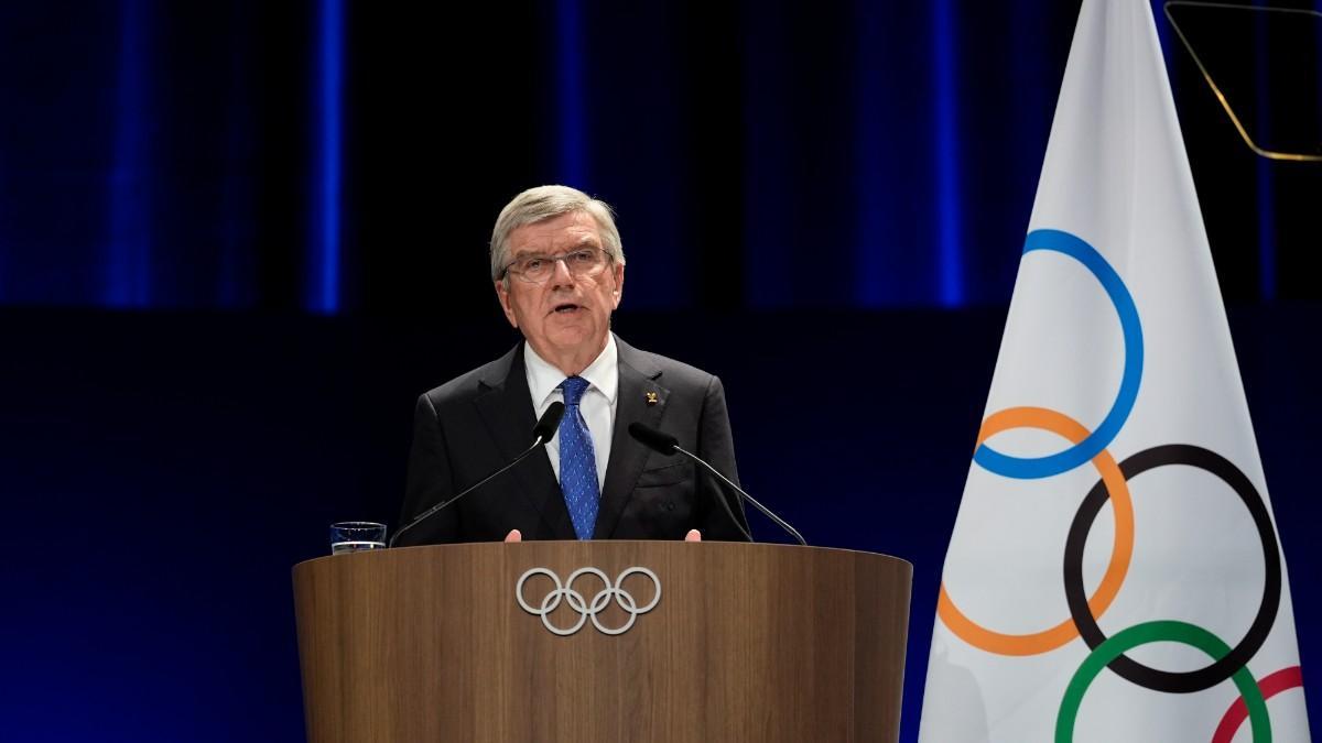 Thomas Bach, presidente del COI, en París