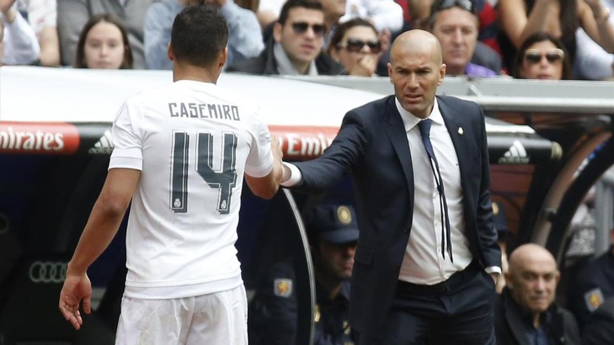 Zidane sabe que necesita a Casemiro