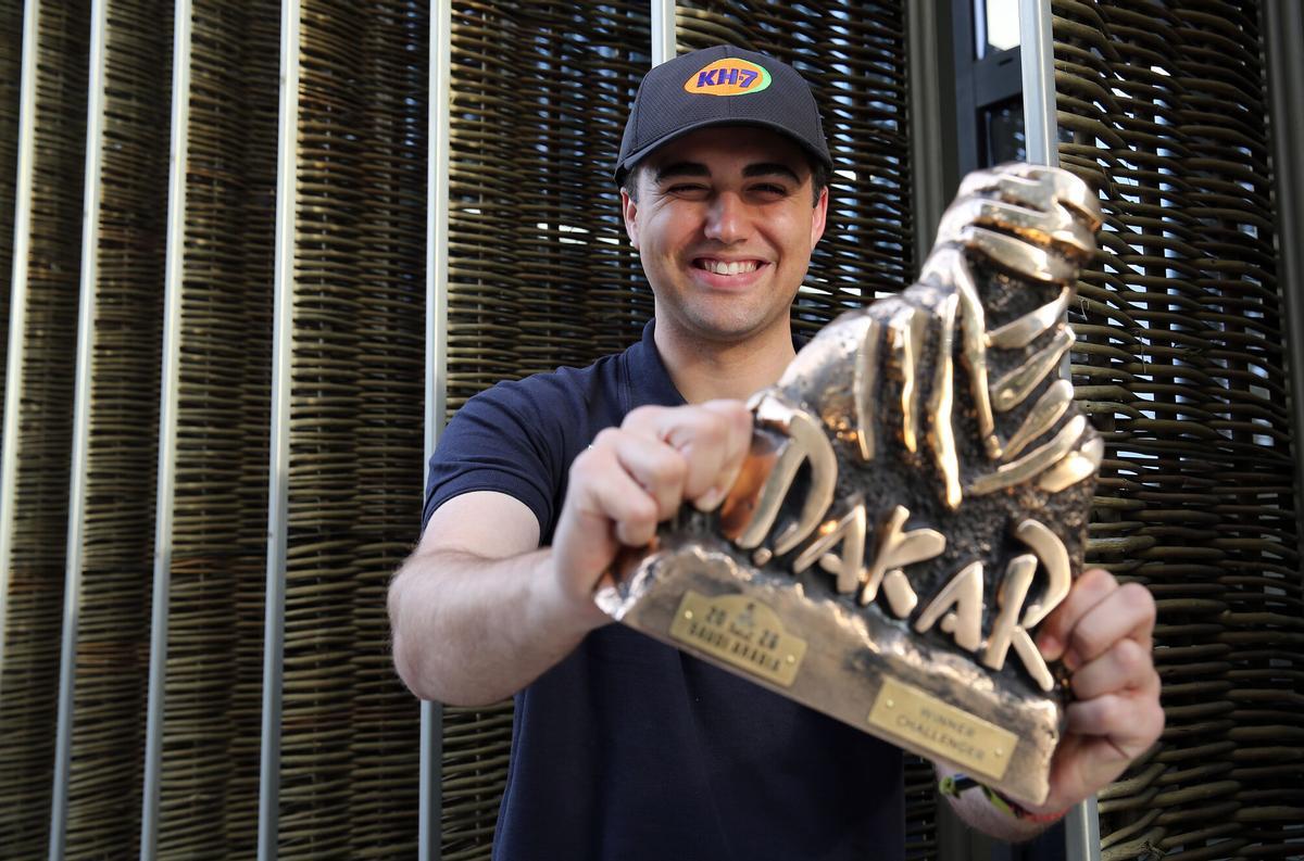 Pau Navarro ganador de la categoría Challenger del Dakar 2026.
