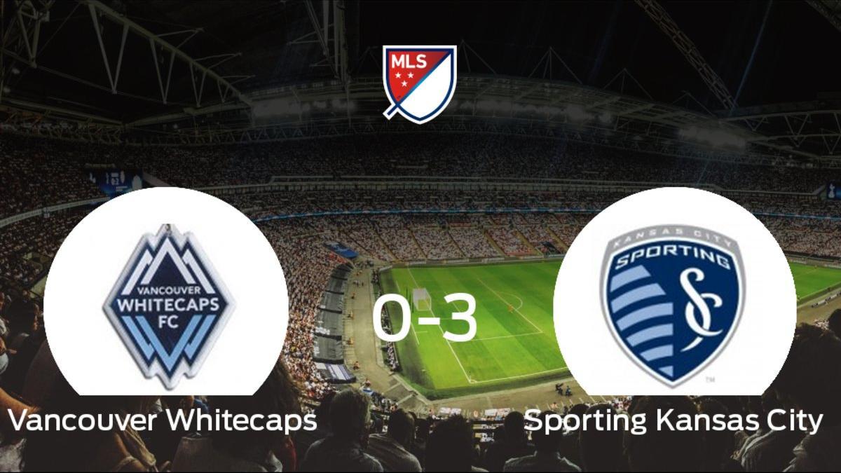 El Sporting Kansas City golea 0-3 en el BC Place Stadium al Vancouver Whitecaps