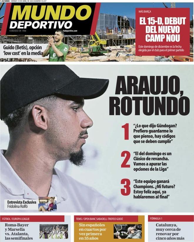 Las portadas de los periódicos deportivos de hoy, viernes 19 de abril