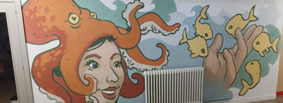 La obra resultante. | CEIP Espiñeira