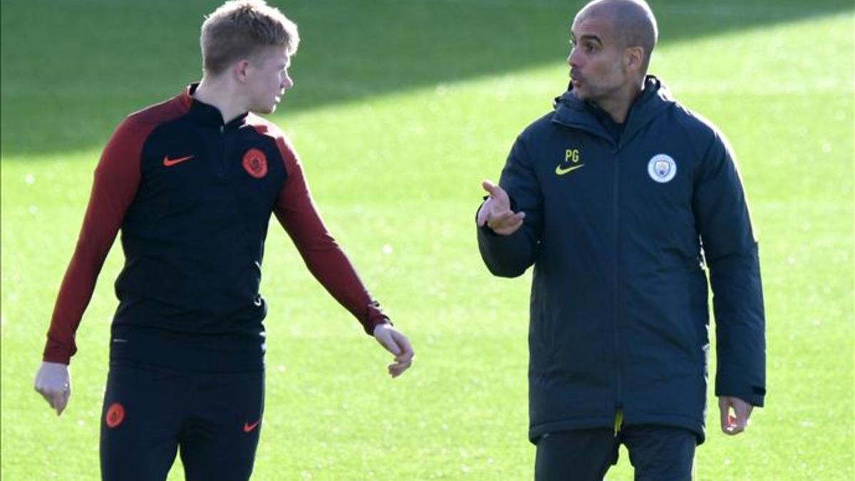 De Bruyne está muy cómodo con el juego que intenta implantar Guardiola.