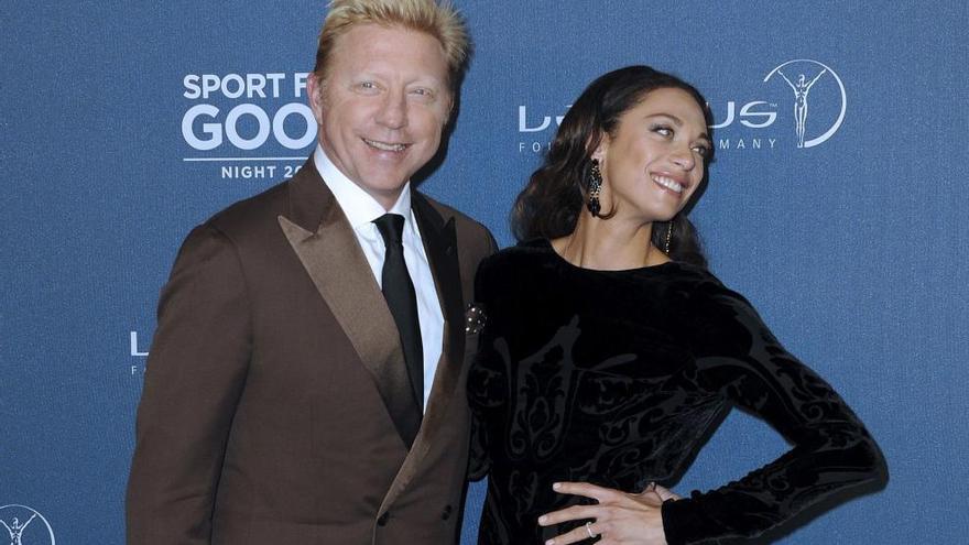 Boris Becker und seine Frau Lilly bei einem Empfang 2012.