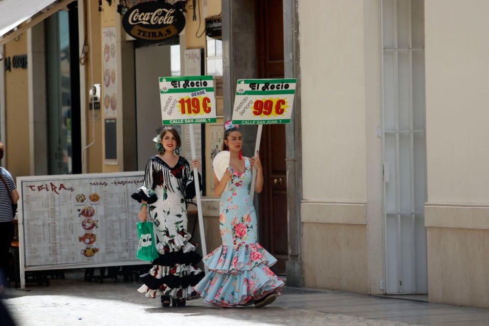Jornada sofocante en Málaga capital, donde los termómetros han alcanzado los 40 grados en el día más caluroso de lo que va de año.