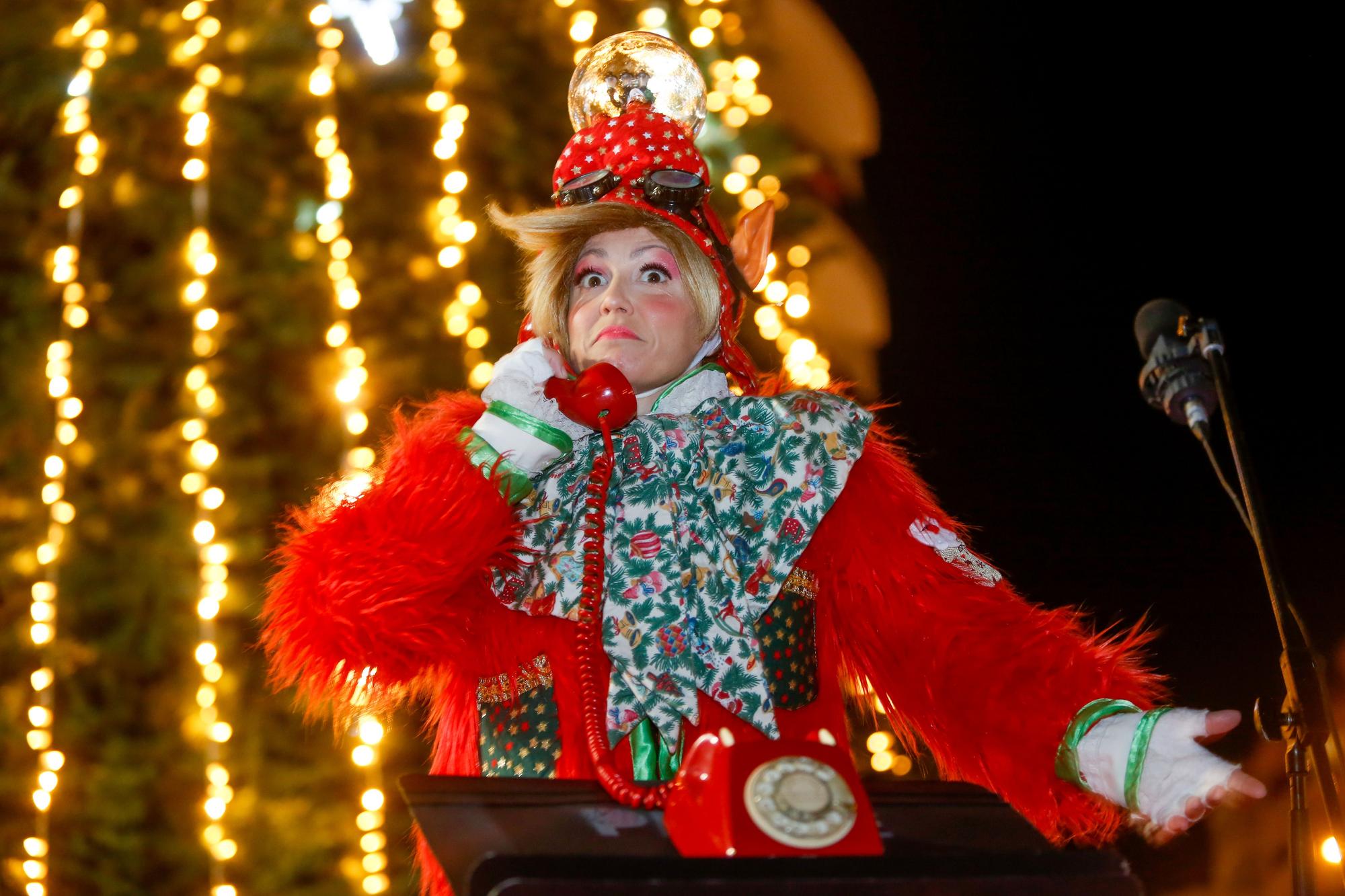 Encendido de las luces de Navidad en Vila.