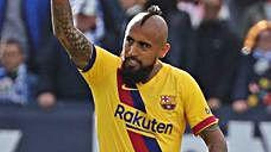 Arturo Vidal va decantar el triomf a Leganés