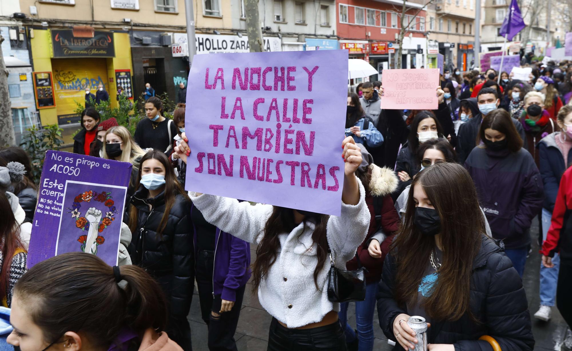 Manifestación estudiantil 8-M 2022