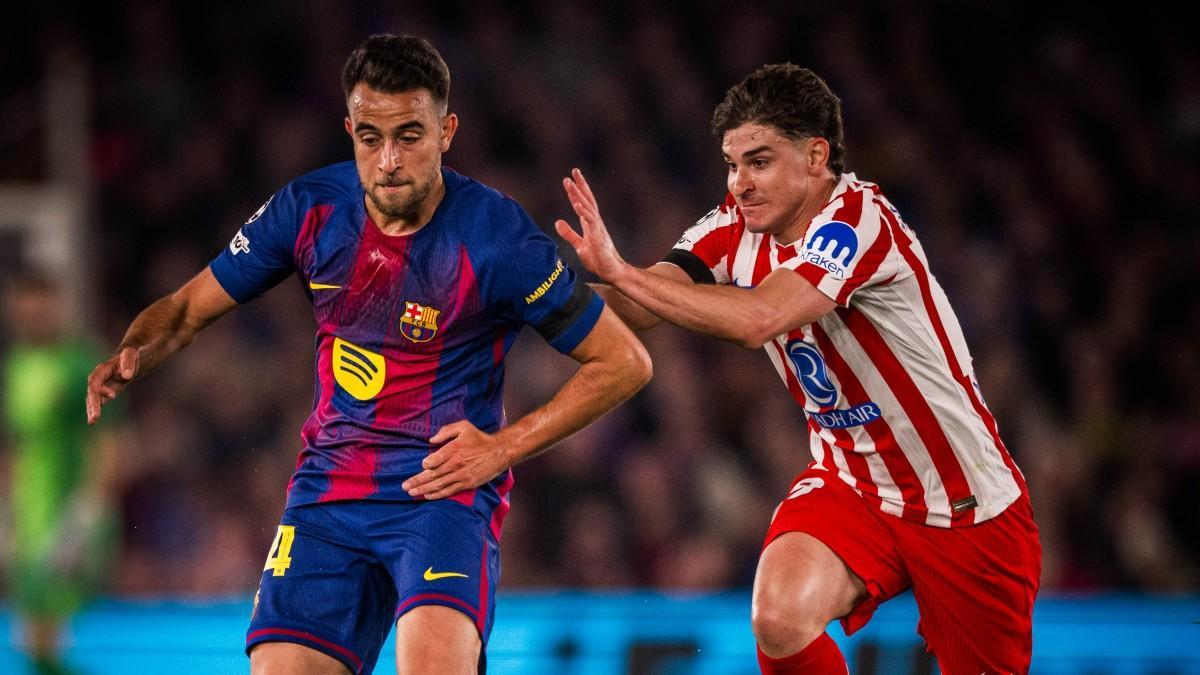 Eric Garcia, junto a Julián