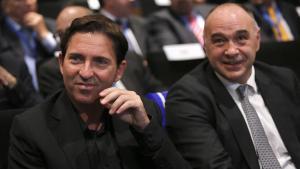 Xavi Pascual y Pablo Laso, en una imagen de archivo, vuelven a cruzarse en una eliminatoria europea.