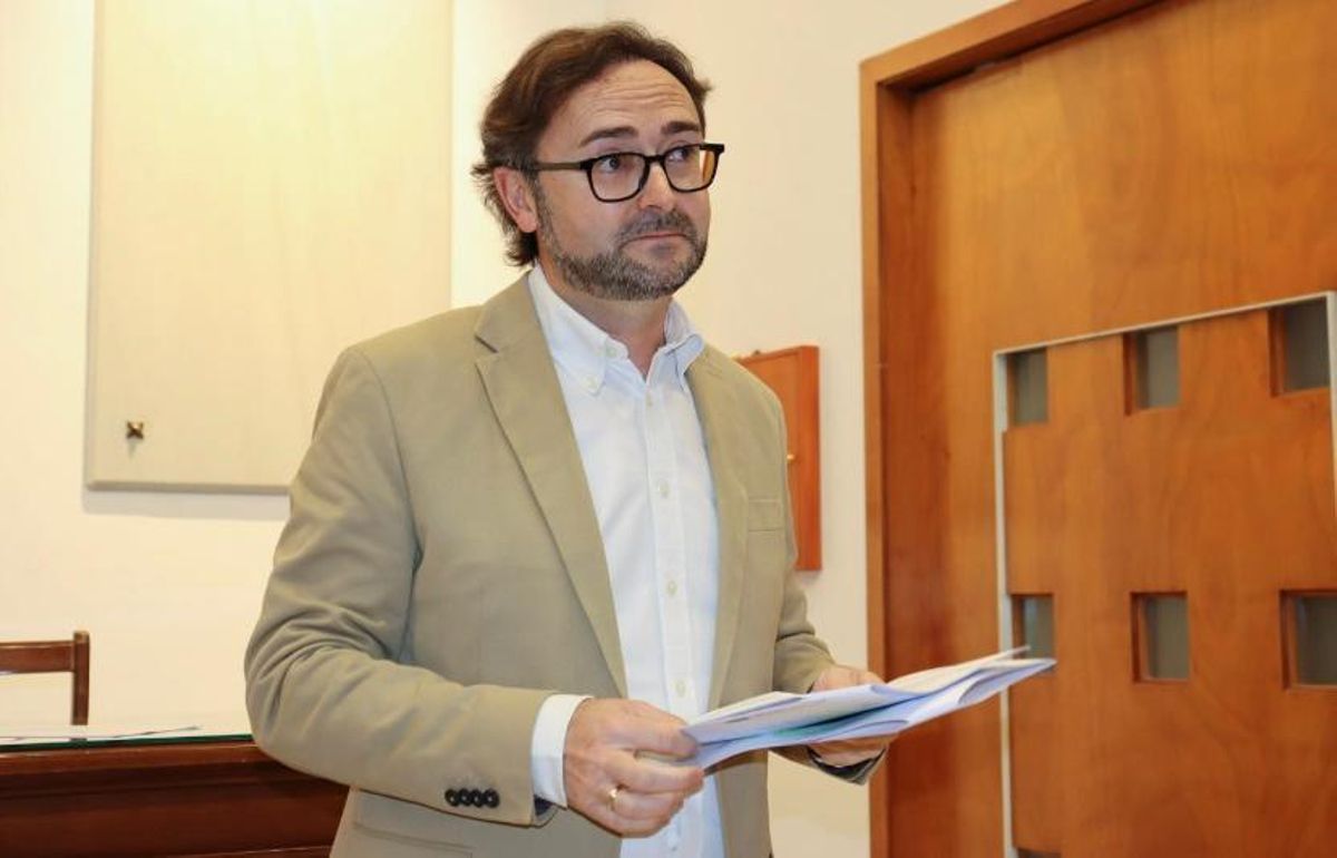 Isidro Abellán, este lunes.