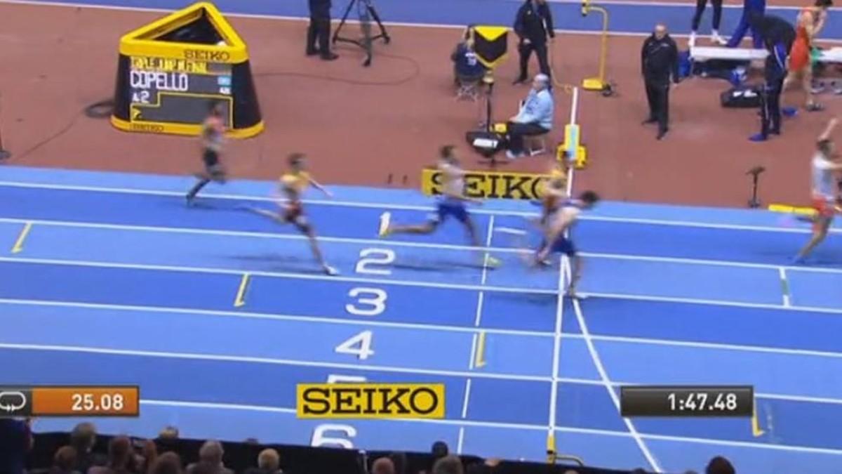 El momento en que Ordoñez consigue la medalla