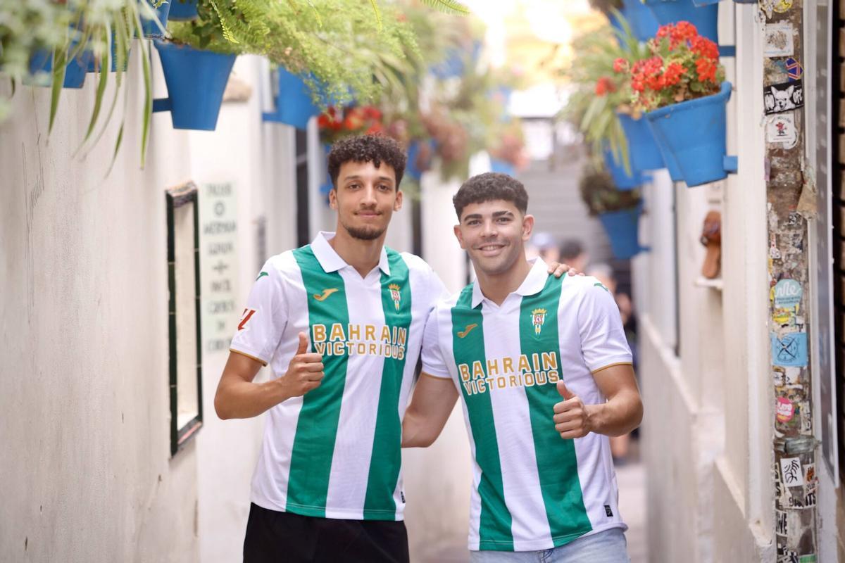 Ghailan y El Jebari son presentados como jugadores del Córdoba CF