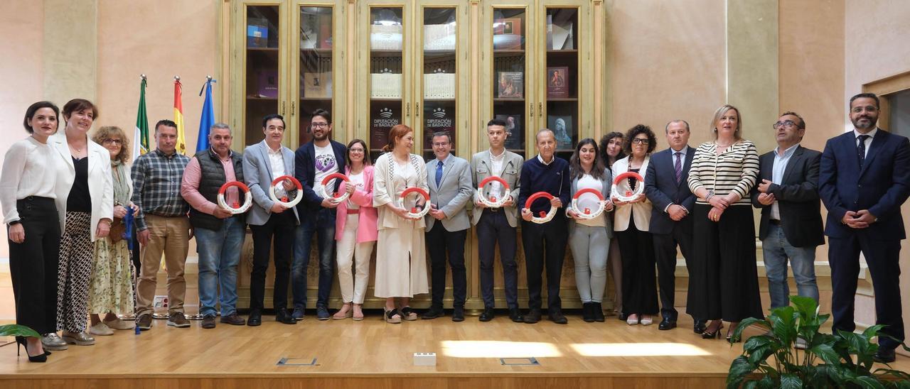 La Diputación de Badajoz galardona el compromiso, el emprendimiento y la igualdad