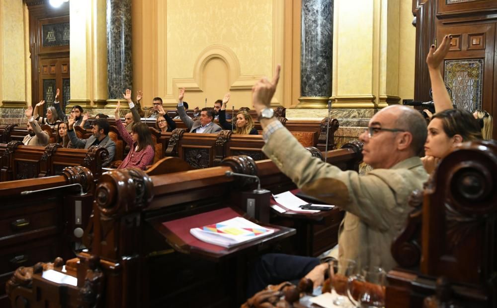 Primer pleno del mandato de Inés Rey en A Coruña