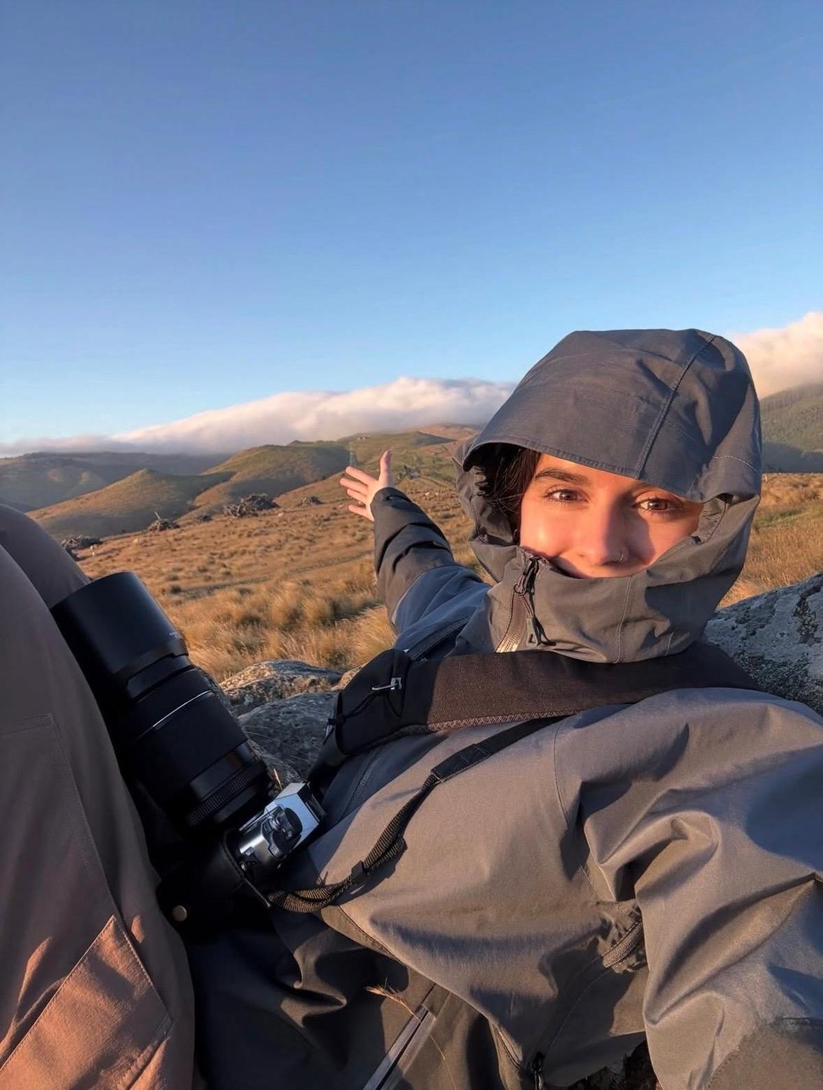 Ana durante una de sus rutas de fin de semana para desconectar del trabajo.