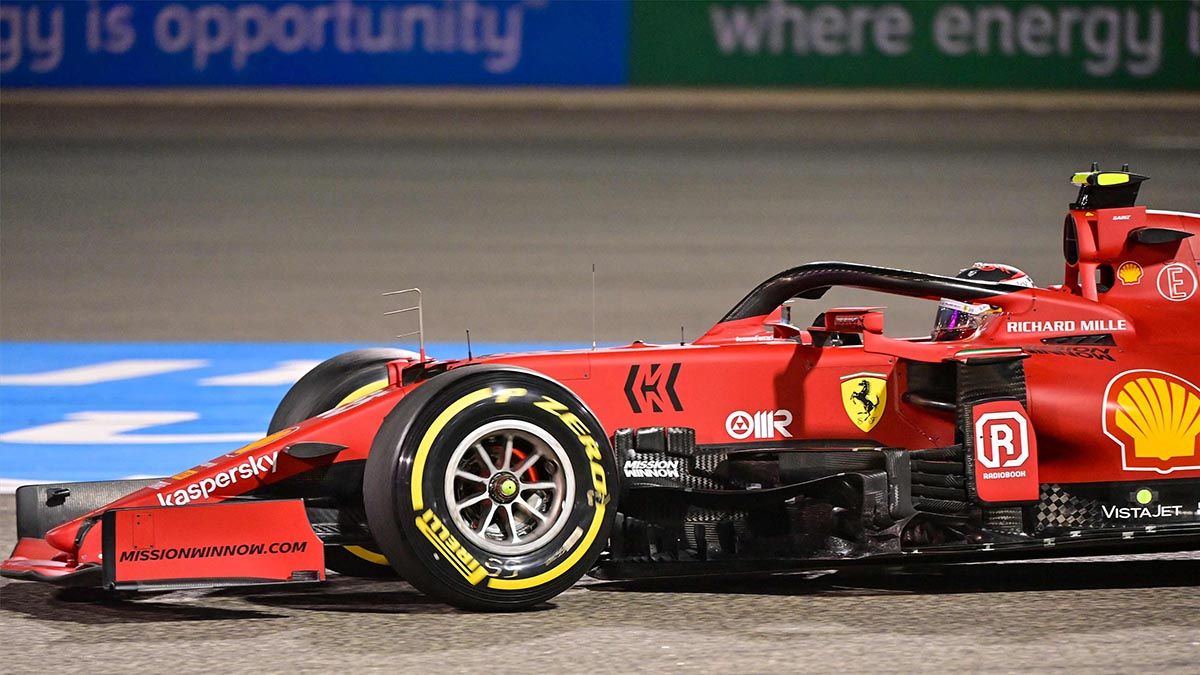 Carlos Sainz a bordo del SF21 termina cuarto en los Libres 2 de F1