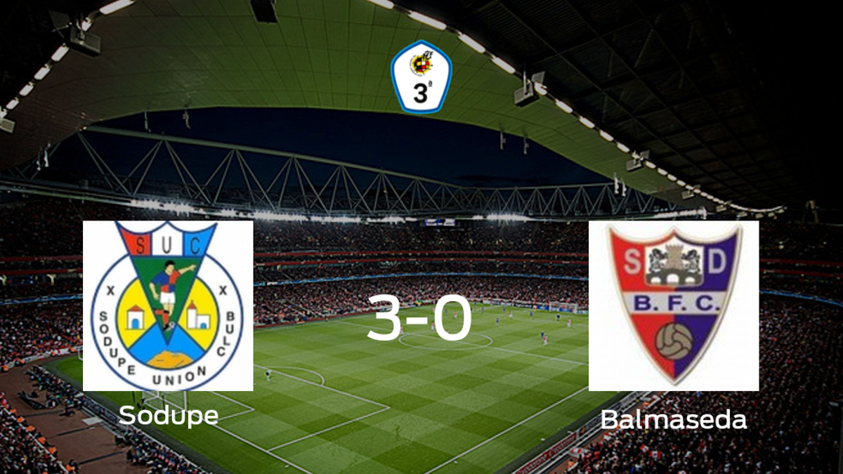 Los tres puntos se quedan en casa: goleada del Sodupe al Balmaseda (3-0)