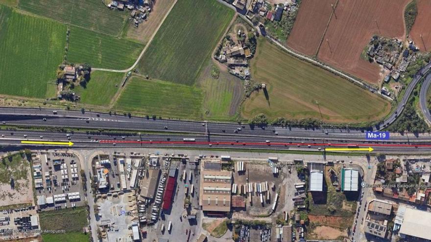 Imagen del tramo donde se llevará a cabo las tareas de preparación de obras.
