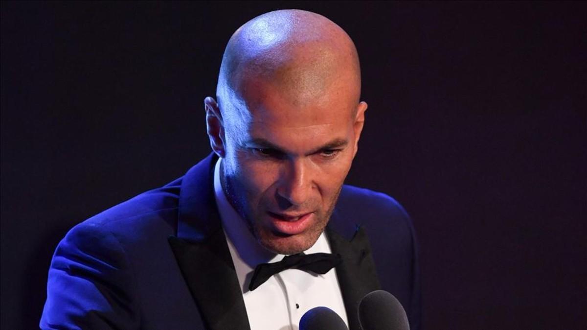 Zidane recibió el premio The Best