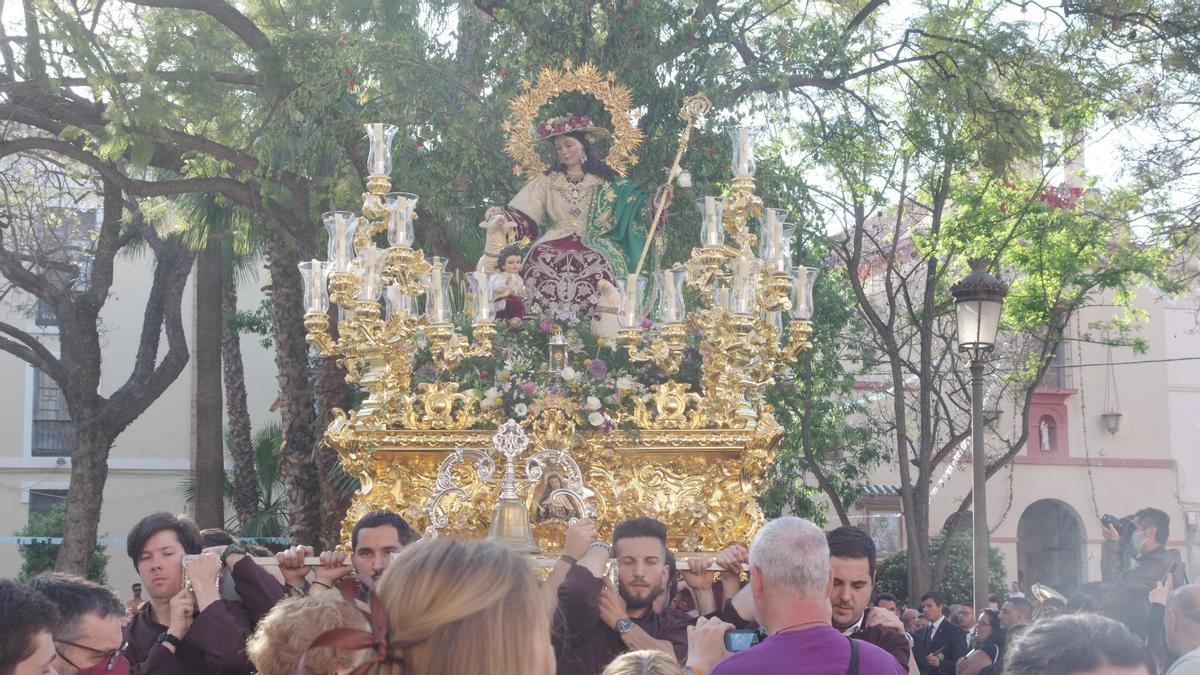 Horario e Itinerario de la Procesión de la Divina Pastora de las Almas. Málaga 13 de Mayo del 2023